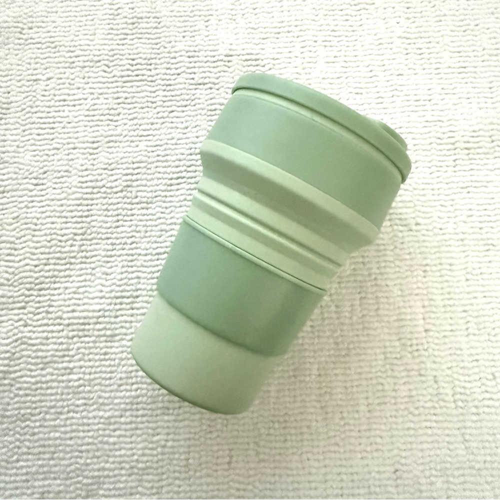 Collapsible Green Travel Cup 350ml